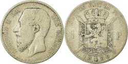 World Coins - Coin, Belgium, Leopold II, Franc, 1886, , Silver, KM:28.2