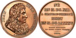 World Coins - France, Medal, Jean de la Fontaine, Arts & Culture, 1816, , Copper