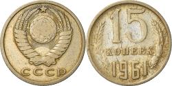 World Coins - Coin, Russia, 15 Kopeks, 1961, , Copper-Nickel-Zinc, KM:131
