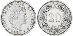 World Coins - Switzerland, 20 Rappen, 1891, Bern, , Nickel, KM:29