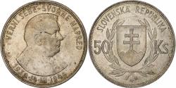 World Coins - Slovakia, 50 Korun, 1944, Silver, , KM:10
