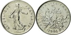 World Coins - Coin, France, Semeuse, 5 Francs, 1994, , Nickel Clad Copper-Nickel