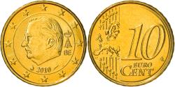 World Coins - Belgium, 10 Euro Cent, 2010, , Brass, KM:277