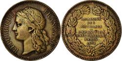 World Coins - France, Medal, Exposition universelle de Paris, 1878, Barre, , Copper