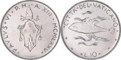 World Coins - Coin, VATICAN CITY, Paul VI, 10 Lire, 1975, , Aluminum, KM:119