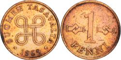 World Coins - Coin, Finland, Penni, 1969, , Copper, KM:44