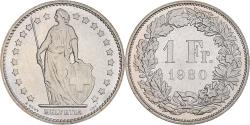World Coins - Coin, Switzerland, Franc, 1980, Bern, Proof, , Copper-nickel, KM:24a.1