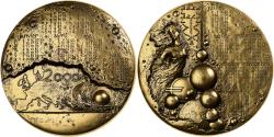 World Coins - France, Medal, Calendrier, Femme, Europe, 2000, Bronze, Mayot,