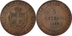 World Coins - Coin, ITALIAN STATES, TUSCANY, Provisional Government, 5 Centesimi, 1859