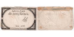 World Coins - France, 5 Livres, 10 brumaire de l'an 2 - (31 octobre 1793), 25706, EF(40-45)