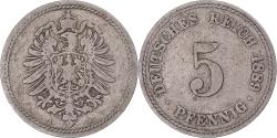 World Coins - Coin, Germany, 5 Pfennig, 1889