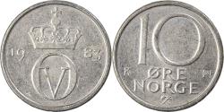 World Coins - Coin, Norway, 10 Öre, 1983
