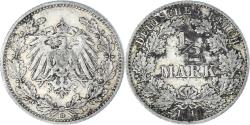 World Coins - Coin, GERMANY - EMPIRE, 1/2 Mark, 1911, München, , Silver, KM:17
