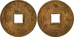 World Coins - Coin, FRENCH COCHIN CHINA, 2 Sapeque, 1879, Paris, , Bronze, KM:2