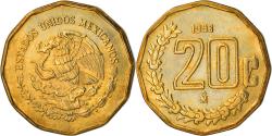 World Coins - Coin, Mexico, 20 Centavos, 1998, Mexico City, , Aluminum-Bronze, KM:548