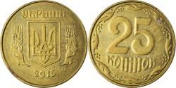 World Coins - Coin, Ukraine, 25 Kopiyok, 2015