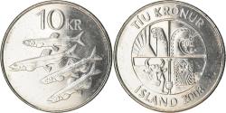 World Coins - Coin, Iceland, 10 Kronur, 2008, , Nickel plated steel, KM:29.1a
