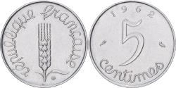 World Coins - France, 5 Centimes, Épi, 1962, Paris, Stainless Steel, , Gadoury:172