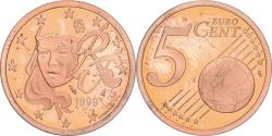 World Coins - France, 5 Euro Cent, 1999, Paris, BE, , Copper Plated Steel, KM:1284