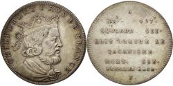 World Coins - France, Medal, Childebert I, History, , Silver