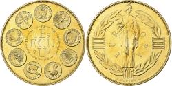World Coins - France, Medal, Ecu Europa, Bronze, Rodier,