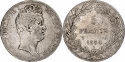 World Coins - France, 5 Francs, Louis-Philippe, 1830, Nantes, Silver, , Gadoury:676