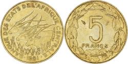 World Coins - Coin, Central African States, 5 Francs, 1981