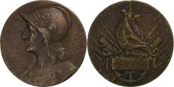 World Coins - France, Aux Défenseurs de la Patrie, WAR, Medal, 1870-1871, Medium Quality