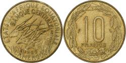 World Coins - Cameroon, 10 Francs, 1969, Monnaie de Paris, Aluminum-Nickel-Bronze,