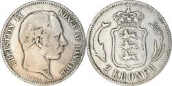 World Coins - Coin, Denmark, Christian IX, 2 Kroner, 1875, Copenhagen, , Silver