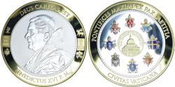 World Coins - Vatican, Medal, Le Pape Benoit XVI, Religions & beliefs, 2013, , Silver