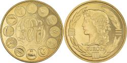 World Coins - France, Medal, Ecu Europa, Marianne, 1993, Rodier, , Copper-Nickel Gilt