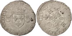 World Coins - Coin, France, Douzain aux croissants, 1553, Troyes, , Billon