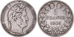 World Coins - Coin, France, Louis-Philippe, 5 Francs, 1845, Lille, , Silver