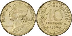 World Coins - France, 10 Centimes, Marianne, 1995, Paris, Aluminum-Bronze,