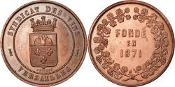 World Coins - France, Token, Syndicat des Vins, Versailles, 1871, Bescher, , Cuivre