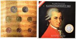 World Coins - Austria, Set, 2003, Vienna, FDC,