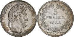 World Coins - France, Louis-Philippe, 5 Francs, 1834, Rouen, Silver, , Gadoury:678
