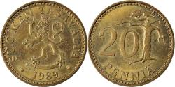 World Coins - Coin, Finland, 20 Pennia, 1989