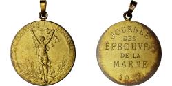 World Coins - France, Medal, Victoire de la Marne, Journée des Eprouvés, History, 1917