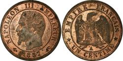 World Coins - Coin, France, Napoleon III, Napoléon III, Centime, 1857, Paris,