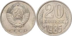 World Coins - Russia, 20 Kopeks, 1985, Saint Petersburg, Copper-Nickel-Zinc, , KM:132