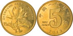 World Coins - Coin, CHINA, PEOPLE'S REPUBLIC, 5 Jiao, 2013, , Brass, KM:1411