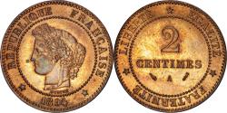World Coins - Coin, France, Cérès, 2 Centimes, 1894, Paris, , Bronze, KM:827.1