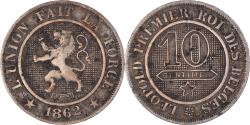 World Coins - Coin, Belgium, Leopold I, 10 Centimes, 1862, , Copper-nickel, KM:22