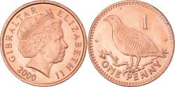 World Coins - Coin, Gibraltar, Elizabeth II, Penny, 2000, , Copper Plated Steel, KM:773