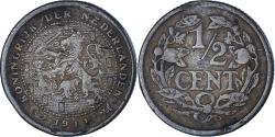 World Coins - Coin, Netherlands, 1/2 Cent, 1911