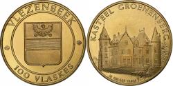 World Coins - Belgium, Token, 100 Vlaskes - Vlezenbeek, 1983, Copper,