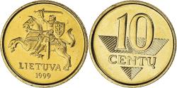 World Coins - Coin, Lithuania, 10 Centu, 1999, , Nickel-brass