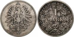 World Coins - GERMANY - EMPIRE, Wilhelm I, Mark, 1874, Karlsruhe, Silver, , KM:7